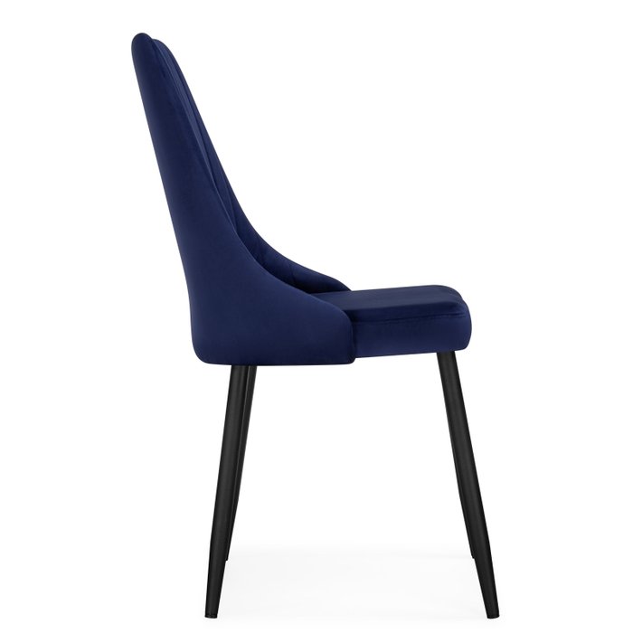 Стул Kora темно-синего цвета - лучшие Обеденные стулья в INMYROOM