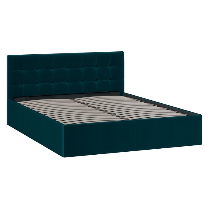 Кровать Эмма 160х200 изумрудного цвета с подъемным механизмом - купить Кровати для спальни по цене 18999.0