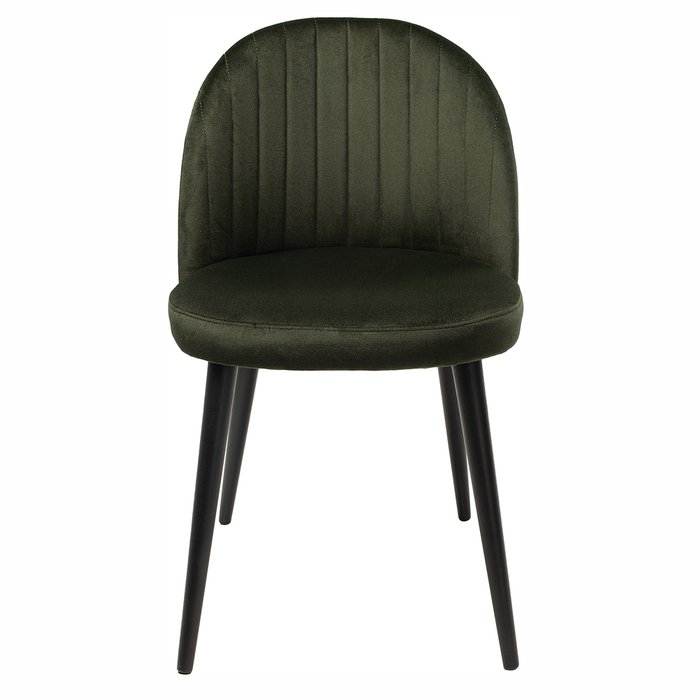 Стул мягкий Diva зеленого цвета - купить Обеденные стулья по цене 12803.0