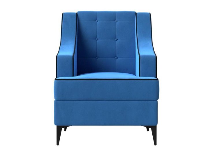 Кресло Марк голубого цвета - купить Интерьерные кресла по цене 27999.0