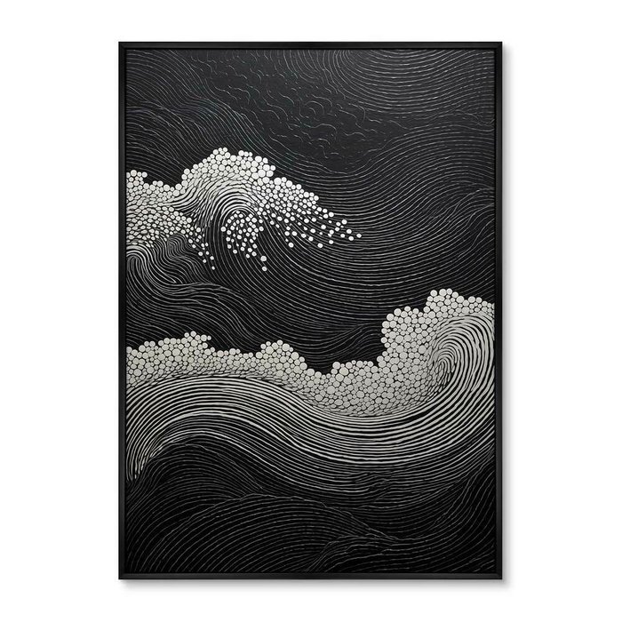 Репродукция картины Restless ocean, No 2, 2024г.
