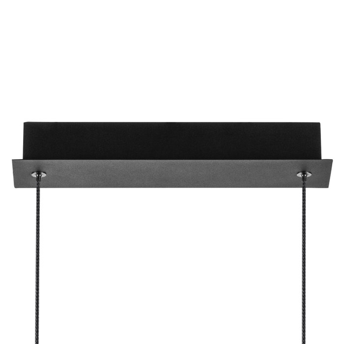 Люстра LODI LED 36W 3240LM ЧЕРНЫЙ/ДЕРЕВО 3000K - купить Подвесные люстры по цене 17999