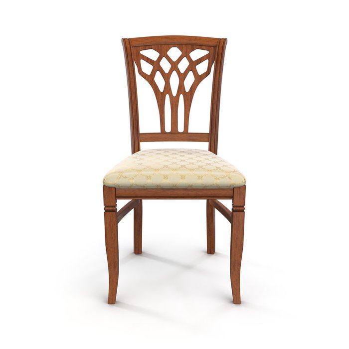 Стул деревянный для дома Бруно бежевого цвета - купить Обеденные стулья по цене 8960.0