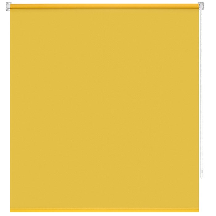 Рулонная штора Миниролл Плайн золотого цвета 50x160 - купить Шторы по цене 730.0