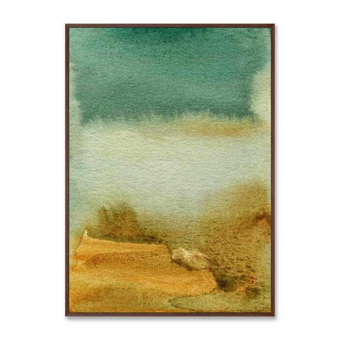 Репродукция картины на холсте Water eadge at the river bank - купить Картины по цене 21999.0