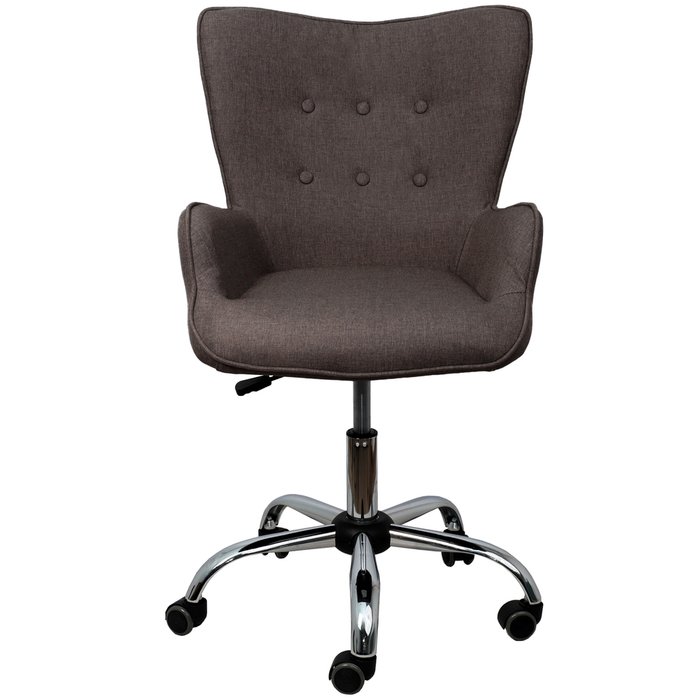 Компьютерное кресло Bella коричнево-серого цвета - купить Офисные кресла по цене 12852.0