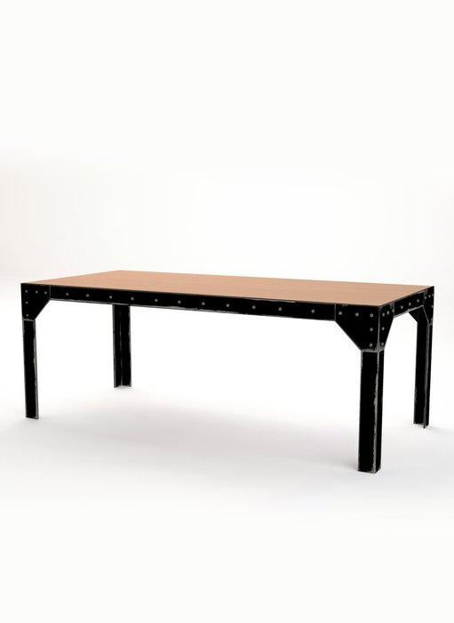Стол "industrial" из дерева и металла - купить Письменные столы по цене 51569.0