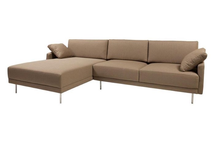 Диван Camber Sofa Sectional Left Grey-Brown - лучшие Угловые диваны в INMYROOM Диван Camber Sofa Sectional Left Grey-Brown - лучшие Угловые диваны в INMYROOM