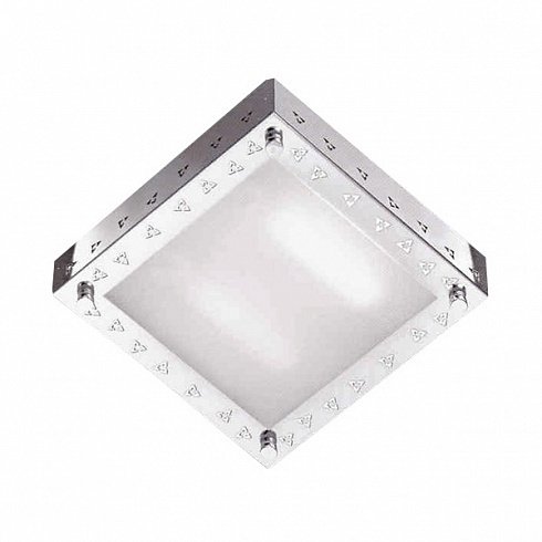 Настенный/Потолочный светильник Zonca с матовым белым стеклом