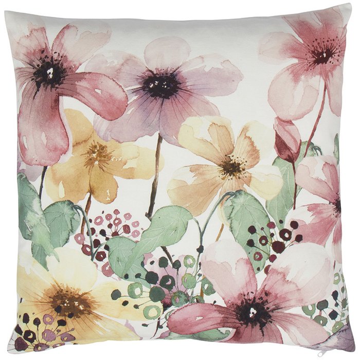 Декоративная подушка Esmeralda с цветочным принтом