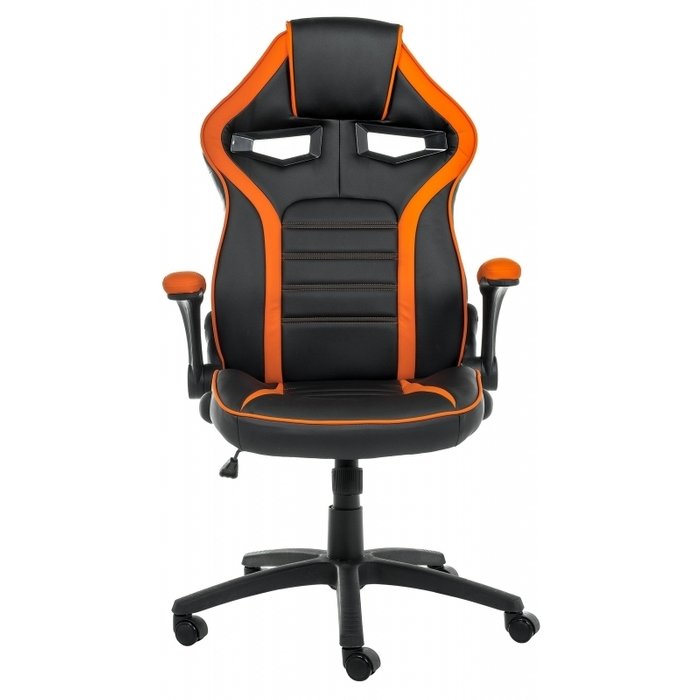 Компьютерное кресло Monza оранжево-черного цвета - купить Офисные кресла по цене 11460.0