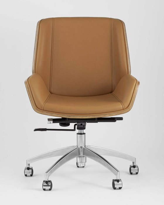 Офисное кресло Top Chairs Crown коричневого цвета - лучшие Офисные кресла в INMYROOM