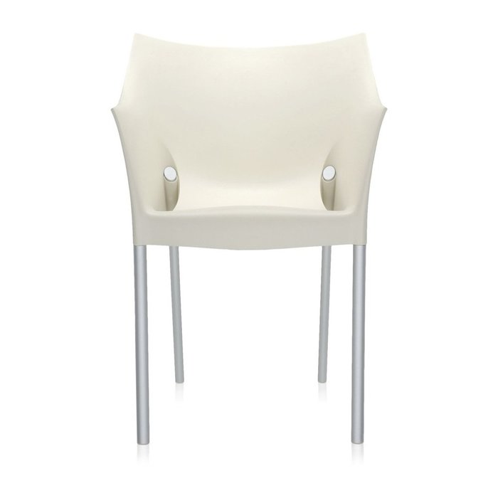 Кресло Dr. No белого цвета - купить Обеденные стулья по цене 31441.0
