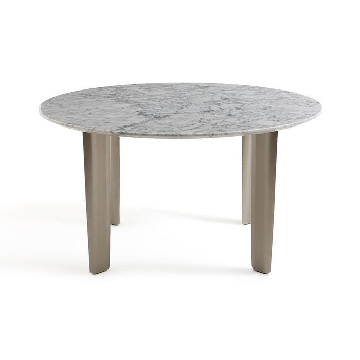 Обеденный стол Dolmena бело-серого цвета - купить Обеденные столы по цене 170713.0