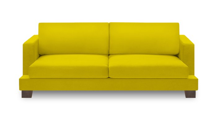 Диван-кровать Дрезден горчичного цвета - лучшие Прямые диваны в INMYROOM