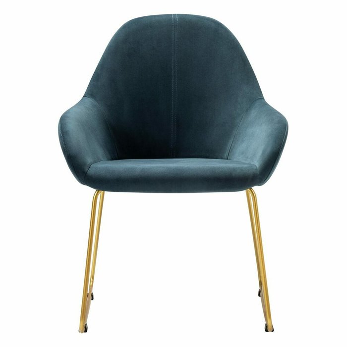 Стул-кресло Kent Diag синего цвета - купить Обеденные стулья по цене 12090.0