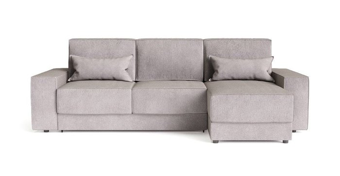 Угловой диван-кровать Модесто серого цвета