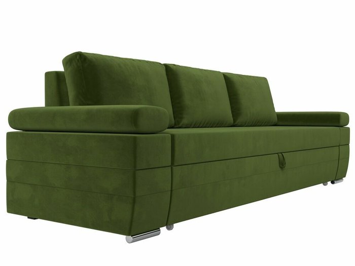 Прямой диван-кровать Канкун зеленого цвета - лучшие Прямые диваны в INMYROOM