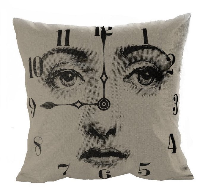  Подушка с портретом Лины Пьеро Форназетти Clock