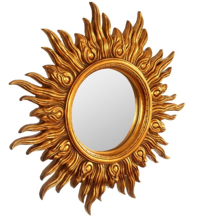 Настенное Зеркало-солнце Alcor Gold  - купить Настенные зеркала по цене 12000.0