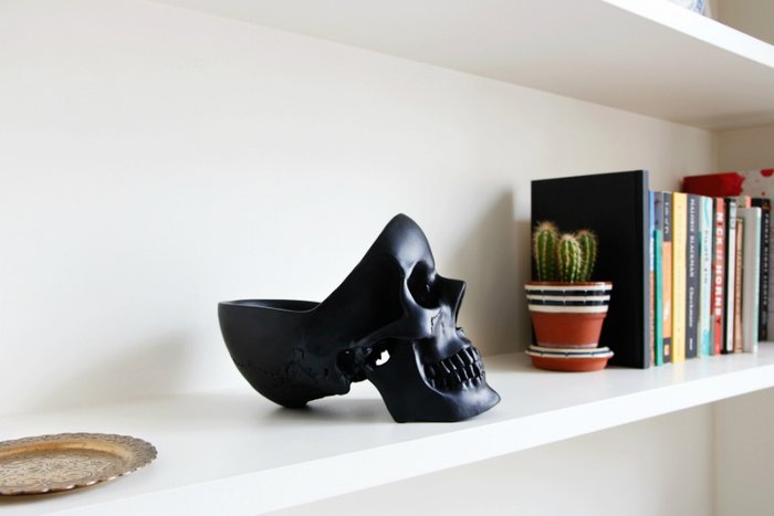 Органайзер для мелочей skull черный - купить Декоративные коробки по цене 7500.0