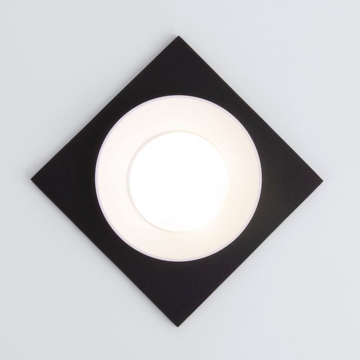 Встраиваемый точечный светильник 117 MR16 белый/черный Solas - купить Встраиваемые споты по цене 1410.0