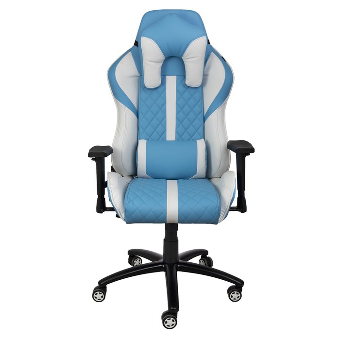 Кресло поворотное Sprinter бело-голубого цвета - купить Офисные кресла по цене 25920.0