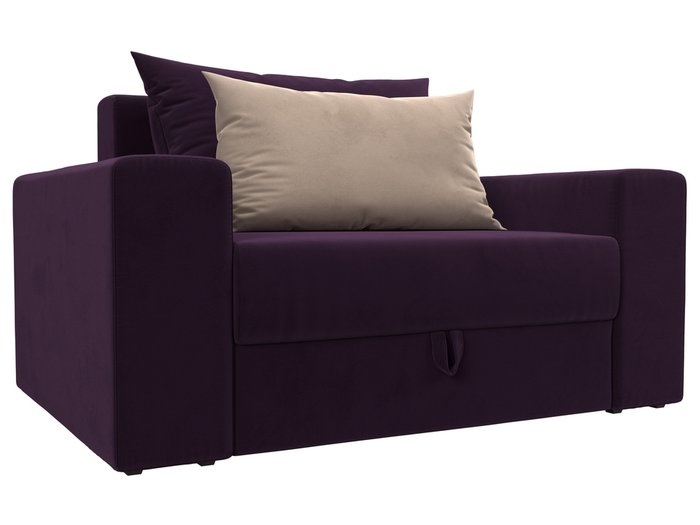 Кресло-кровать Мэдисон темно-фиолетового цвета