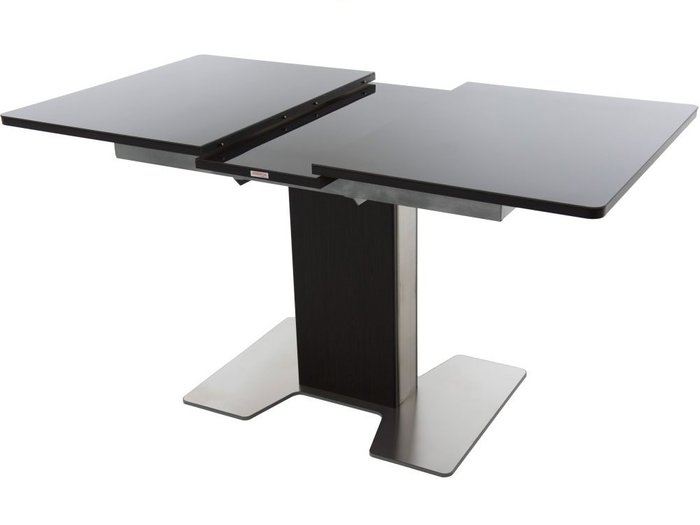 Стол раздвижной Сардиния черного цвета - лучшие Обеденные столы в INMYROOM