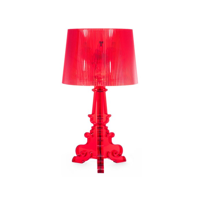 Лампа настольная Bourgie красного цвета