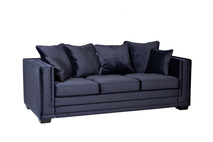 Диван-кровать Opera темно-синего цвета - купить Прямые диваны по цене 131000.0