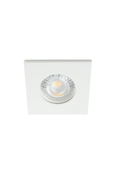 Точечный встраиваемый светильник белого цвета - купить Встраиваемые споты по цене 960.0