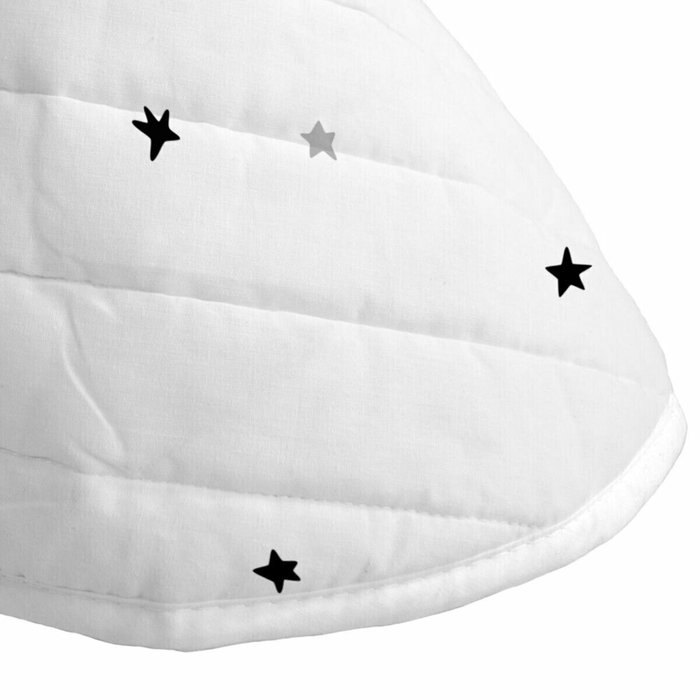 Покрывало Blanc Constellation 260х260 бело-черного цвета - лучшие Покрывала в INMYROOM