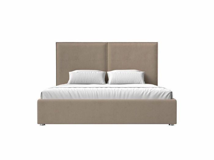 Кровать Аура 180х200 бежевого цвета с подъемным механизмом - купить Кровати для спальни по цене 90999.0