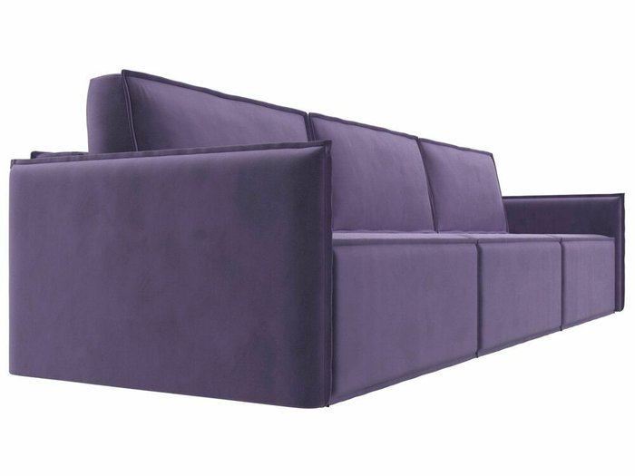 Прямой диван-кровать Либерти лонг фиолетового цвета - лучшие Прямые диваны в INMYROOM