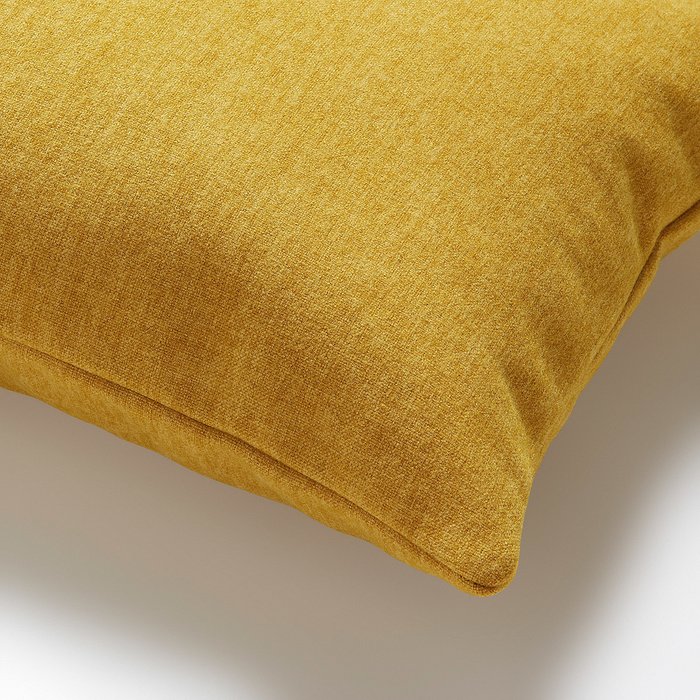 Чехол для декоративной подушки Mak fabric mustard - купить Чехлы для подушек по цене 2990.0