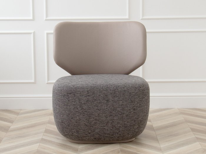 Кресло E5.2 серо-бежевого цвета - купить Интерьерные кресла по цене 42900.0