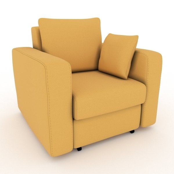 Кресло-кровать Liverpool желтого цвета