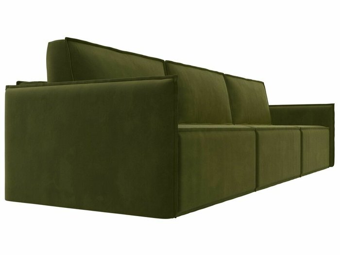 Прямой диван-кровать Либерти лонг зеленого цвета - лучшие Прямые диваны в INMYROOM