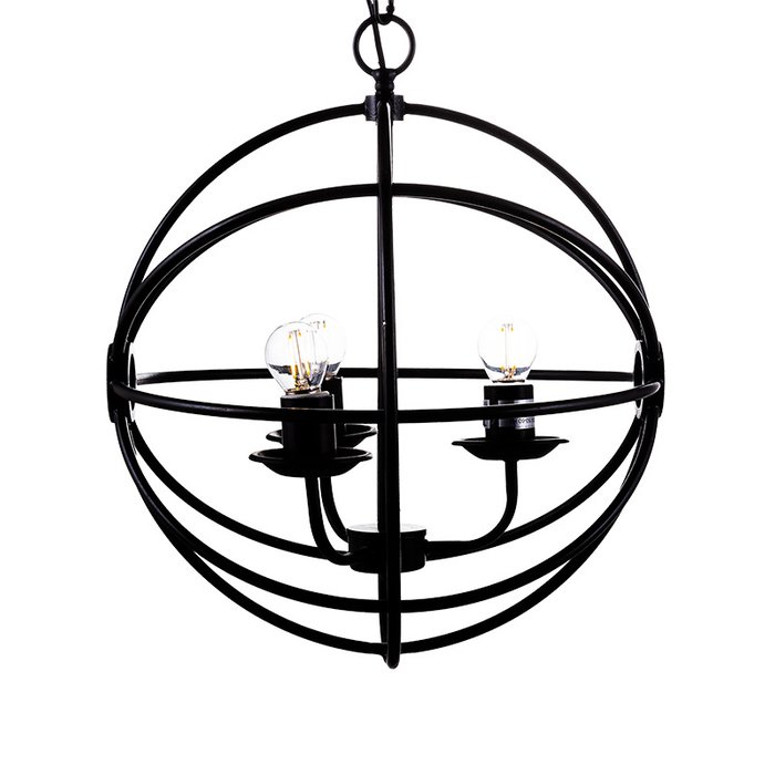 Люстра Foucault's Orb черного цвета - купить Подвесные люстры по цене 12621.0