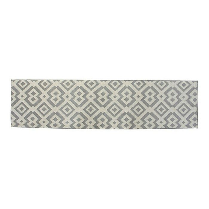Ковер из полиэстера 60x240 бежево-серого цвета