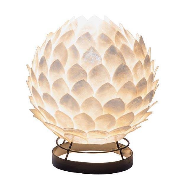 Настольная лампа Bali бежевого цвета - купить Настольные лампы по цене 14620.0