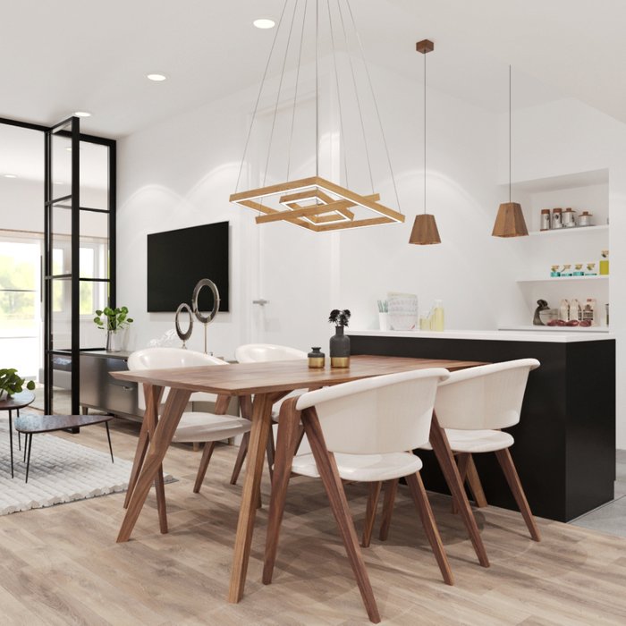 Подвесная люстра Фулла 100х100 из массива палисандры - лучшие Подвесные люстры в INMYROOM Подвесная люстра Фулла 100х100 из массива палисандры - лучшие Подвесные люстры в INMYROOM