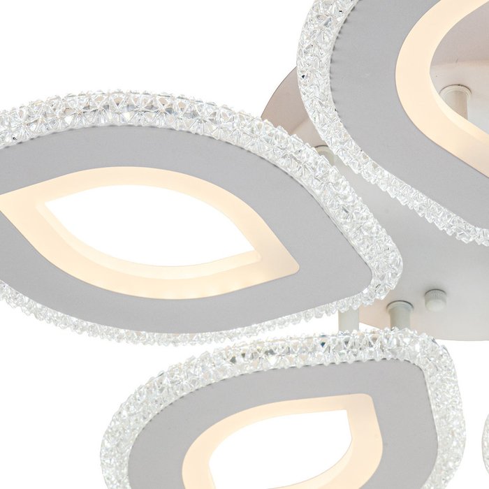 Потолочная светодиодная люстра Diamond белого цвета - купить Потолочные люстры по цене 9930.0