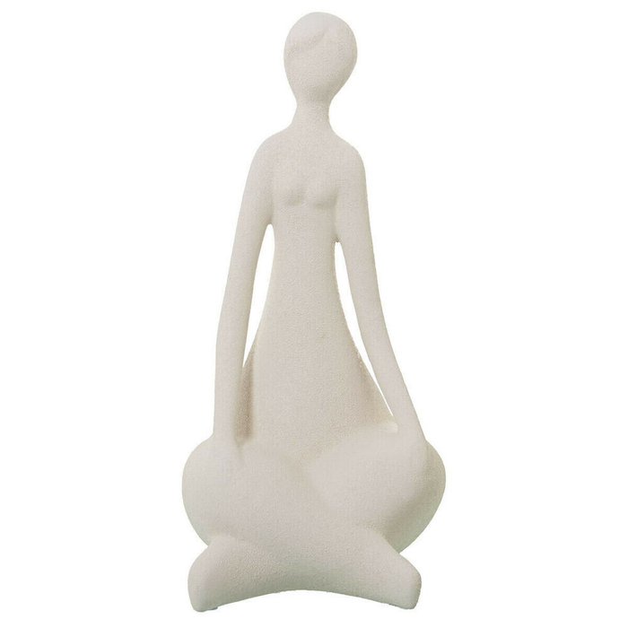 Декоративная фигура Бежевый Керамика Женщина 22 x 19 x 43 cm