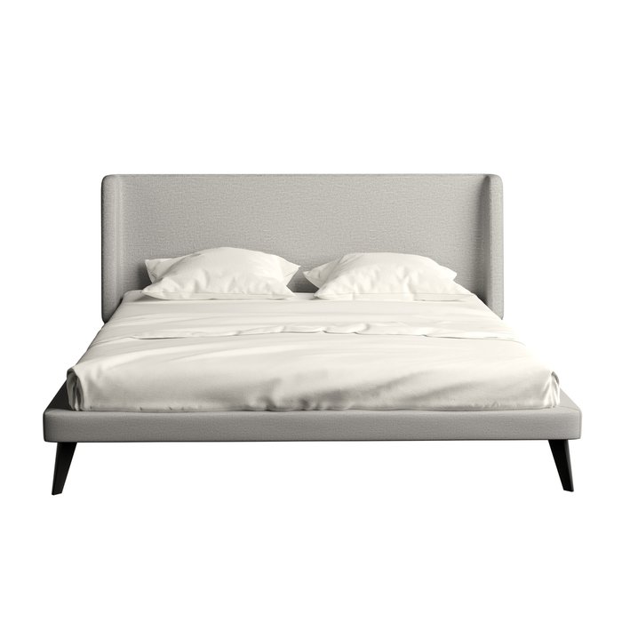 Кровать Cocon 180x200 светло-серого цвета - купить Кровати для спальни по цене 95680.0