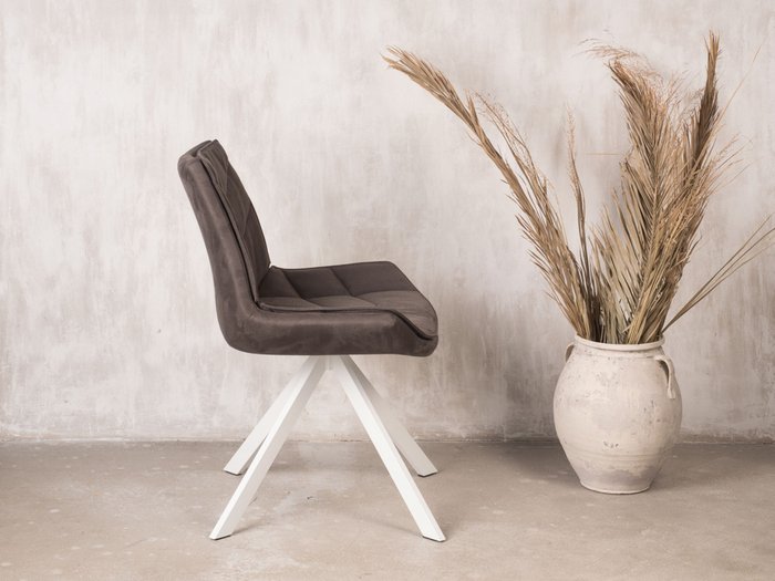 Стул Atlas серого цвета - лучшие Обеденные стулья в INMYROOM