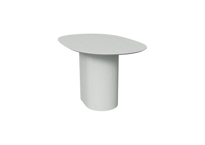Овальный обеденный стол Type 140 белого цвета - лучшие Обеденные столы в INMYROOM