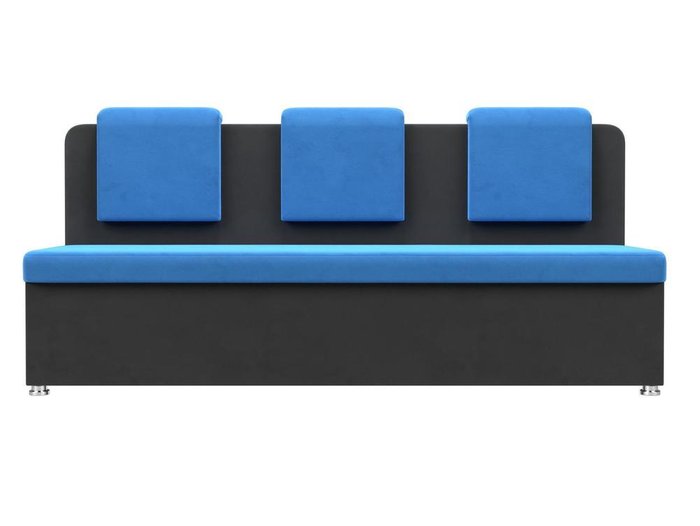 Кухонный прямой диван Маккон серо-голубого цвета - купить Прямые диваны по цене 24999.0
