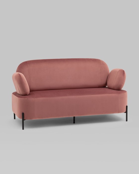 Диван Кэнди пыльно-розового цвета - купить Прямые диваны по цене 37990.0